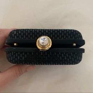 Mini Clutch with Crystal Snap